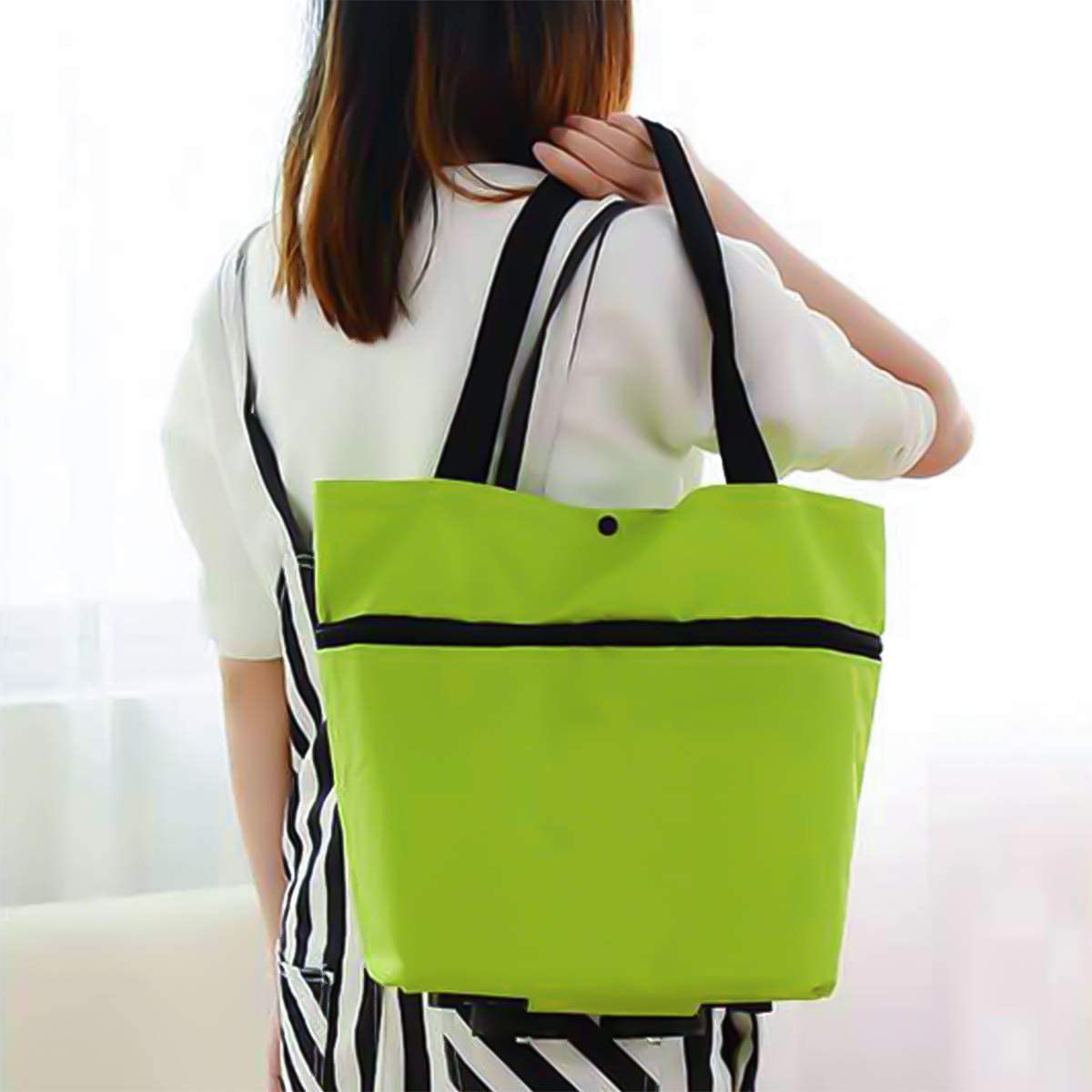 Zložljiva nakupovalna torba na kolesih – RollBag Smart