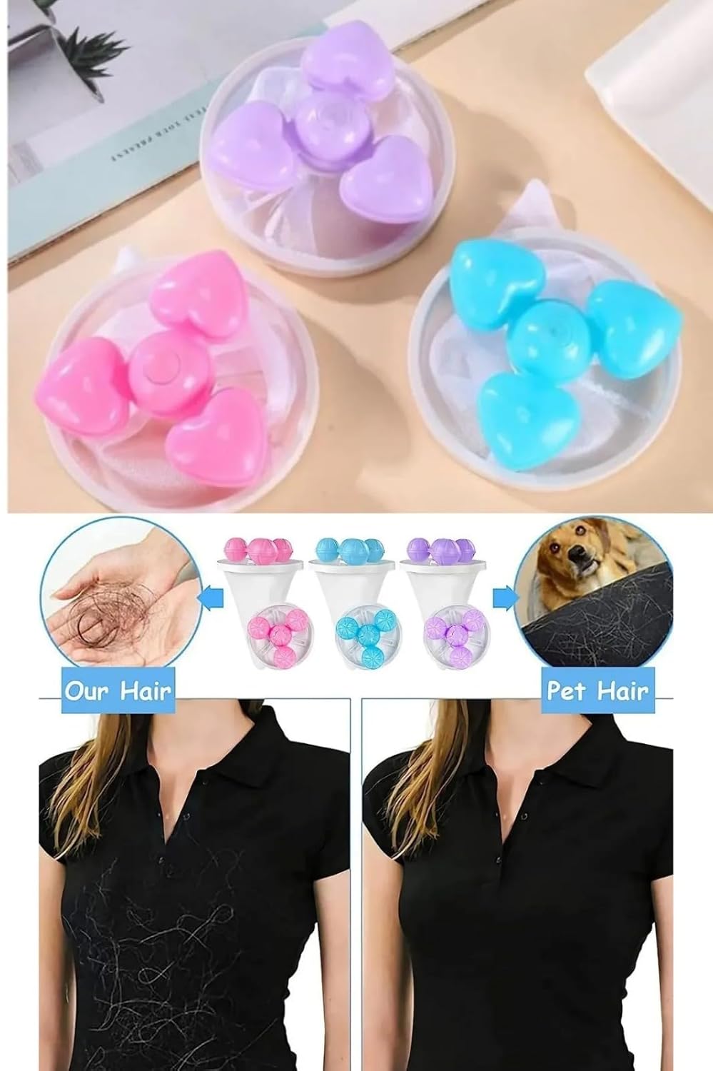 Mrežica za odstranjevanje dlak – LintTrap™ WashNet (1+1 gratis)