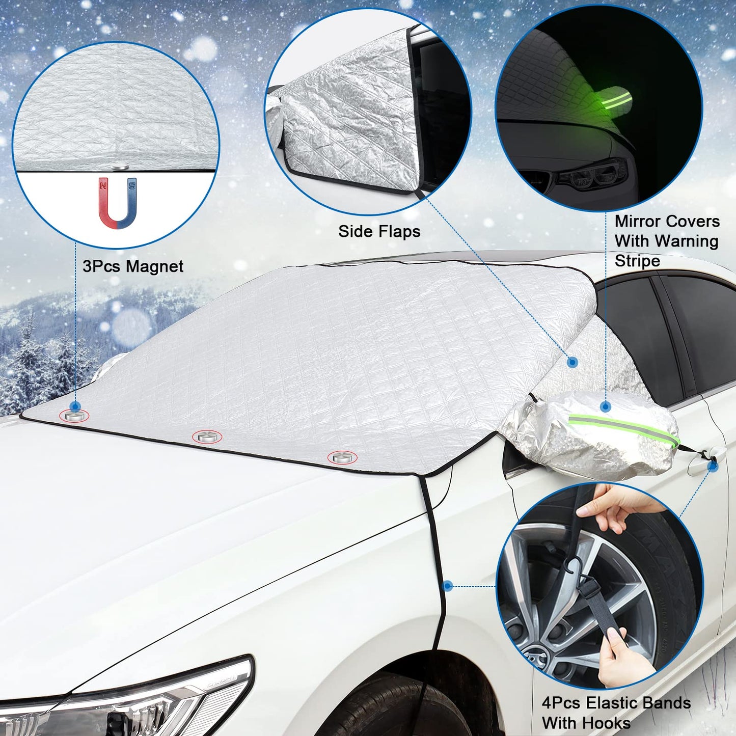 Prevleka za vetrobransko steklo – AutoShield™ 4Seasons