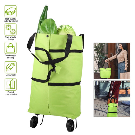 Zložljiva nakupovalna torba na kolesih – RollBag Smart