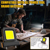 Portable LED flashlight for 21V batteries – PowerBeam Pro